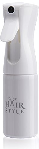 Noverlife ultra fina niebla botella del aerosol para el pelo rizado continuo, 160ml botella del aerosol / 5,6 oz del atomizador, sin aire recargable aerosol vacío pulverizador de agua