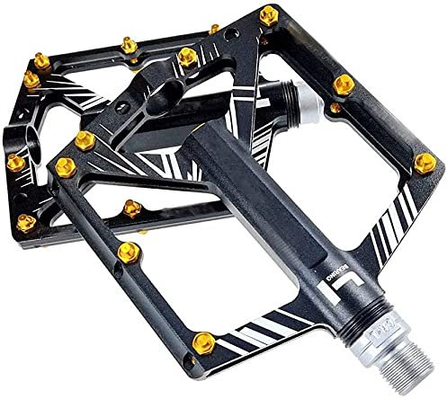 Sixpack Pedale Flat-Pedal 4 versiegelte Lager Mountainbike-Pedale | leicht MTB Straßenfahrradpedale mit Anti-Rutschachse, 9/16 Zoll