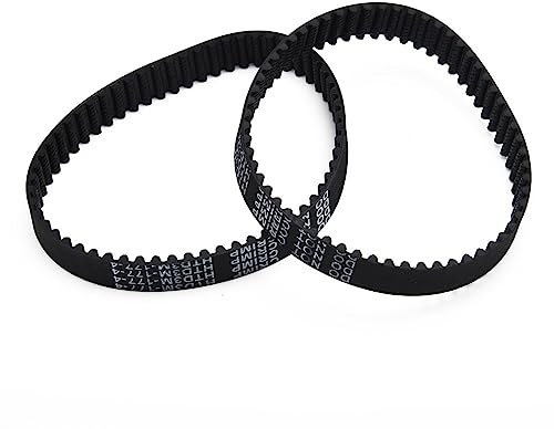 2Pcs Electric Planer Belt X40515 Toothed Driver Belt Rubber for Black & De-ck-er KW715 KW713 BD713 Grinding Machine Power Tools Power Tool