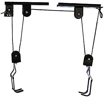 BESPORTBLE Bike Ceiling Rack Wall Mounted Bike Hoist Storage Rack Swivel Ceiling Hook