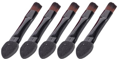 DOITOOL 50 Stück Schwarze Anzüge Einweg-lidschattenpinsel Make-up Pinsel Make-up-schwamm Lidschatten Pinsel Schwarzer Anzug Damenanzüge Mischen Fräulein Kosmetikpinsel