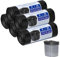 100 Stück Toilettenbeutel Schwarz Set,30L biologisch abbaubare Toilettenbeutel-Campingtoilette Beutel für Campingtoiletten,Wasserdichte Trenntoilette Zubehör für Mobile Toiletten,Wandern,Reisen