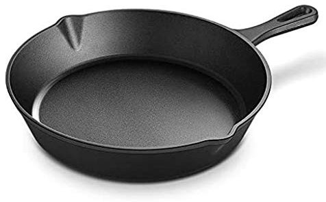 Pentola, Bistecca Fritta In Ghisa Padella Con Manico Singolo, Padella for Frittata for Barbecue, Fornello A Induzione A Gas Wok Non Rivestito