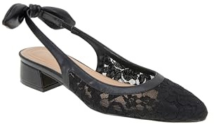 BCBGeneration Ballerine Torna Donna, Pizzo nero., 37 EU