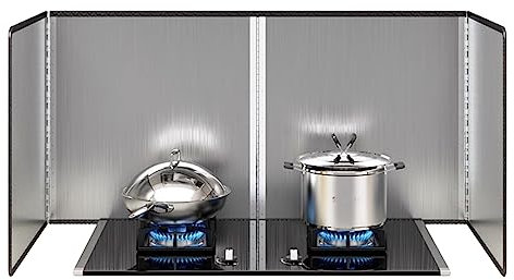 Pare-brise de poêle en acier inoxydable, bouclier anti-éclaboussures, protection anti-éclaboussures de cuisine, plaques de cuisson pliantes, cuisinières à gaz, poêles à frire, poêle à dosser