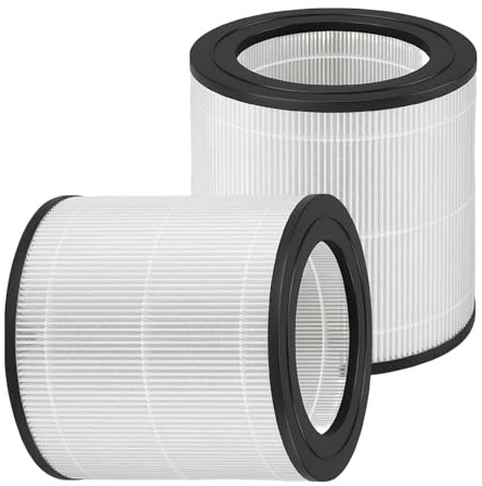 FY0611 Filtro de repuesto compatible con Philips 600 Series AC0650/10 AC0651/10 purificador de aire de repuesto filtro HEPA FY0611/30 (2 unidades)