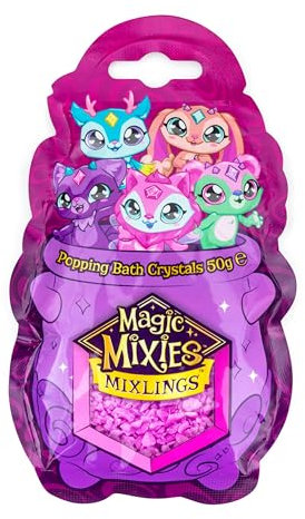 Magic Mixies Mixling Popping Bath Crystals - Bath Salts - Kids Bath Fun - 50g