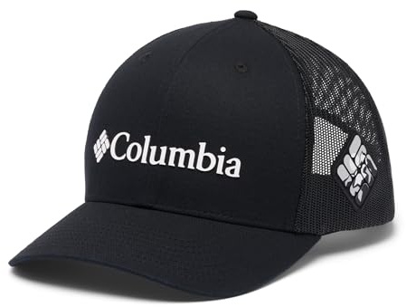 Columbia Unisex Mesh Snap Back, Snap Back Cap, Black, One Size
