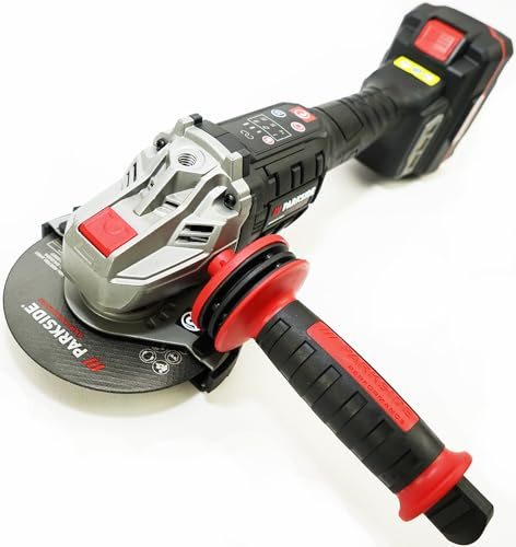 Parkside Performance 20V Smerigliatrice angolare a batteria nel bundle con metro a nastro/incl. batteria da 4Ah e caricatore da 4,5A