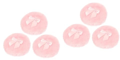 MILISTEN 2 Sätze Kompakte Puderquaste Weicher Hautfreundlicher Puderpuff Für Körperpuder Für Sanfte Babypflege Praktische Anwendung Waschbar Wiederverwendbar 3 Stücke * 2