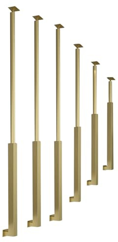 Corrimano industriale per scale Corrimano di sicurezza a L con barra antiscivolo (140cm 1PS)