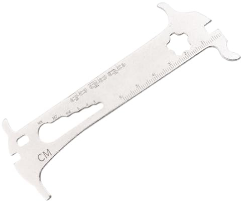 Bike Chain Tool - Bike Accessory Wear Measuring Ruler Wear Indicator Tool for Maintenance Shop, Dirt Enthusiasts, Men, Women, Birthdays, Holidays, Cycling Anniversaries