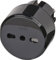 Brennenstuhl fiche de Voyage / adaptateur Italie - le contact de protection noir, 1508590