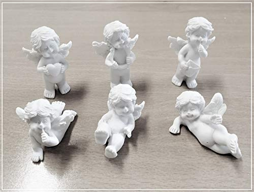24 süsse Engel Figuren je 3,5 cm Schutzengel Hochzeit Taufe Gast Geschenke