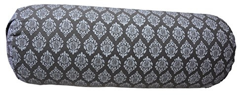 Tvamm Lifestyle Yoga Bolster 65 x 23 cm mit Buchweizenschalen gefült Yoga und meditations Kissen, Produkt mit schönes färben