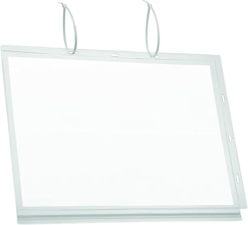 Durable 502819 Plakattasche wasserdicht A3 Kabelbinder, Beutel à 5 Stück, transparent