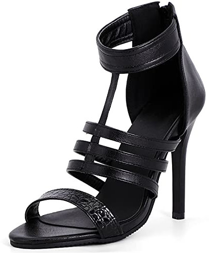 Vrupons Damen Schuhe Sexy High Heels for Fashion Women(Schwarz,46)