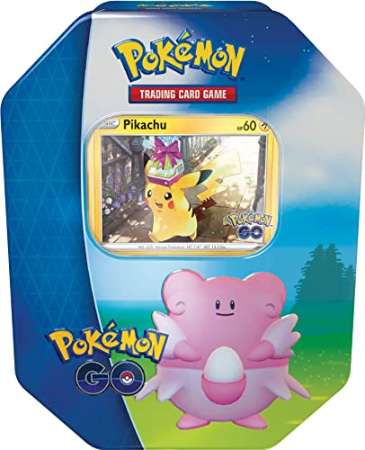 Pokémon TCG: Pokémon Go Tin – Blissey (2 Folienkarten und 4 Booster-Packs)