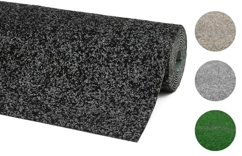 andiamo Tappeto in erba sintetica Deco con gommini – tappeto erboso artificiale per esterni da utilizzare come tappeto da balcone o prato, resistente alle intemperie e ritagliabile, 133 x 400 cm,