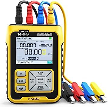 Fnirsi Générateur de signal Générateurs de fonction SG-004A 0-10V Simulateur de tension de courant réglable 4-20mA Générateur de signal Sources émetteur Transmitte