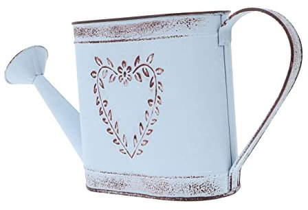 SEWOART Jarrón De Hierro Vintage Diseño Rústico para Decoración De Hogar y Jardín Macetero Multifuncional para Flores Decoración Ecológica para Interiores y Exteriores