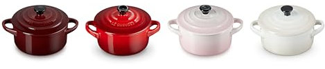 Le Creuset 4 Stück Petite Kasserolen, Petits Fours, 250 ml, 79212107969030
