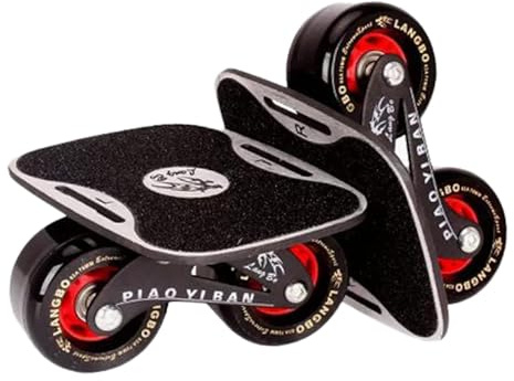harayaa Road Drift Skates Plate,Portable Roller Drift Board Split Skateboard for Boys Girls