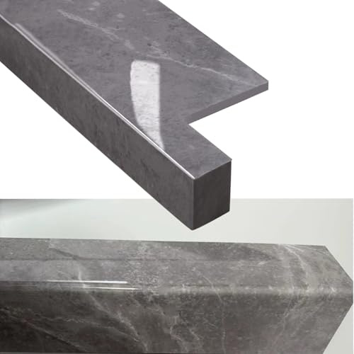 Davanzale Interno Finestra Pannello di Estensione del Davanzale Delle Finestre con Texture in Marmo per Telai di Portici, Protezioni per Vani Cucina Piastra del Piano di Lavoro per Finiture Delle Fine