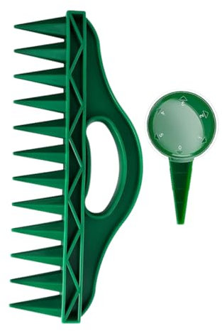 IWOWHERO Seminatrice Manuale Da Giardino Attrezzi Multiuso Per Semina Perforazione e Scavo Di Strumenti Per Giardinaggio Efficiente