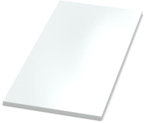 AUPROTEC Plateau en bois aggloméré décoratif de 19 mm, 600 x 600 mm, avec bord ABS de 2 mm, 60 x 60 cm