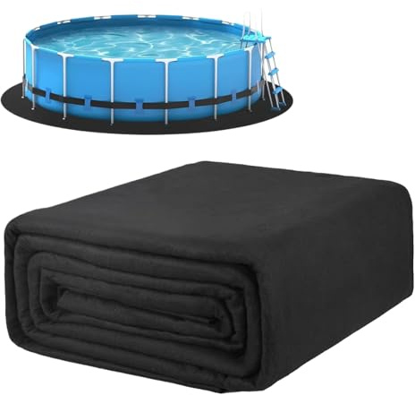 Pool Bodenplane Rund für Aufstellpools 366 cm | Poolunterlage UV-Stabil & Reißfest | Bodenschutzplane für Swimmingpool