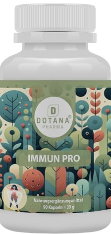 Immun Pro - Immunsystem Unterstützung mit Vitamin A, B, C, D, E, Zink, Selen & Mineralstoffen - 90 Kapseln, Natürlich & Made in Germany -