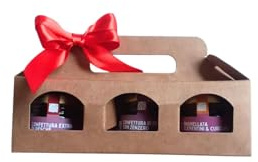 Trio Agrumato - marmellate artigianali - - 3 vasetti x 28g - Nostos