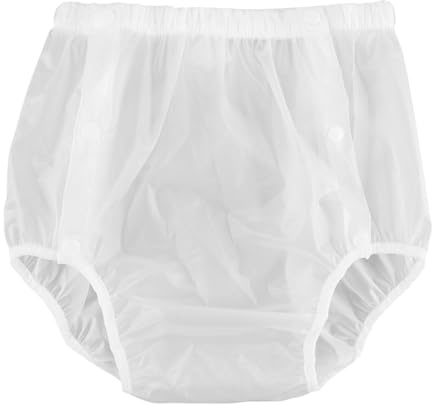 YsXoWiui Inkontinenzbezug, waschbarer Slip mit hohem elastischem Bund, wiederverwendbare Windelüberhose für Erwachsene zum Überziehen von Unterwäsche für, Frosted L