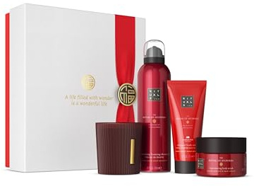 RITUALS Geschenkset The Ritual of Ayurveda, Medium – Geschenkbox mit Produkten für die Körperpflege mit indischer Rose und Süßmandelöl – Ausgleichender Duft