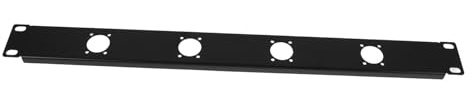 CONGARTENO Hinged Audio Rack Mount Panel with Xlr Ports for Studio Wire Management Signal Easy Installation and Reliable Cable Organization in Network Cabinets