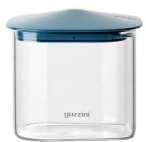 Guzzini Barattolo Rettangolare Fresh & Style 1.300 Ml Vetro Tappo Blu