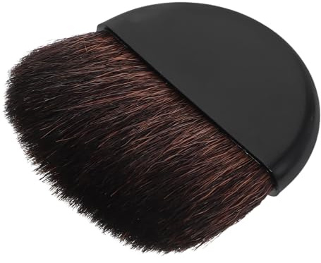JOINPAYA Brocha para Rubor Pequeña de Nailon, 5 Cm, Pincel Portátil para Polvos Sueltos y Contorno, Adecuado para Maquillaje de Viaje y Retoques en Cualquier Ocasión