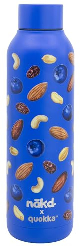 QUOKKA BOTELLA TERMO ACERO INOXIDABLE SOLID 630 ML BLUEBERRY NAKD