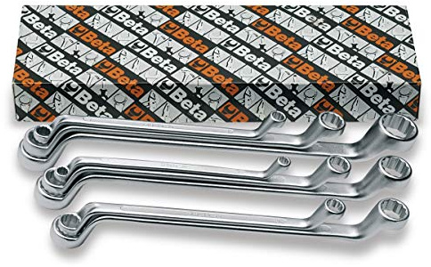 Beta 90/S7 Set di 7 Chiavi Poligonali Doppie Curve