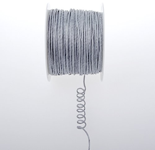 Deko AS GmbH Papierdraht Silber - 2mm 100m - 601-21