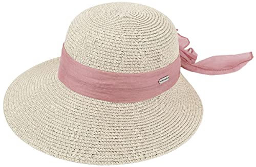 CHILLOUTS Lafayette Hat - Damen Sonnenhut, Sommer Strohhut, UPF 50+ UV Schutz, Faltbarer Sonnenschutz Hut, Schicker Strandhut, XS/S-M
