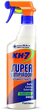 KH-7 - Superlimpiador Desinfectante, Máxima Potencia Para La Limpieza De Toda Tu Casa: Baño, Cocina Y Exterior - Pulverizador 650ml
