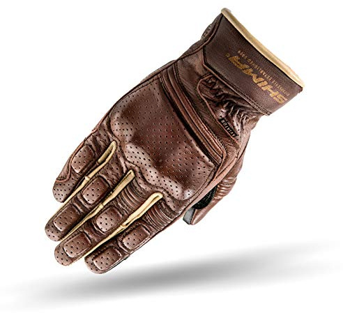 SHIMA Aviator Herren Leder Motorradhandschuhe Custom Sommer Motorrad handschuhe