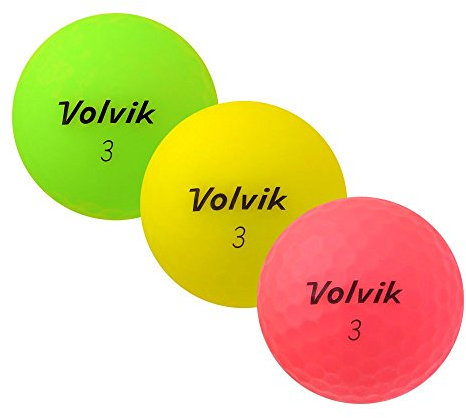 Marken Mix Volvik Vivid - AAAA - bunt - gebrauchte Golfbälle - 36 Lakeballs