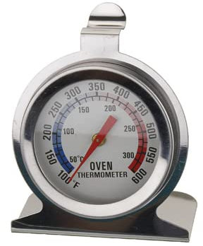 Fasizi Stainless Steel Oven Thermometer Large Dial Temperature Gauge Kitchen Cooking Tool