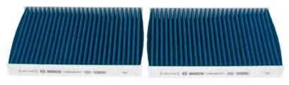 Bosch A8571 FILTER+pro Cabin Filter, High Efficiency Replacement Filter - Works Effectively Against Pollen, Fine Dust, Mold and Bacteria - for Cleaner Air Inside the Vehicle - Set of 2 Filters