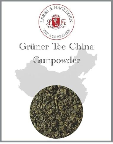 Lerbs & Hagedorn, Grönt te Kina Gunpowder | Kraftig syrlig arom 1 kg (ca 81 liter) grönt te