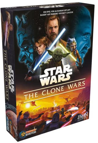 ZMan, Star Wars: The Clone Wars – Ein Brettspiel mit dem Pandemic-System, Kennerspiel, Brettspiel, 1-5 Spieler, Ab 14+ Jahren, 60 Minuten, Deutsch