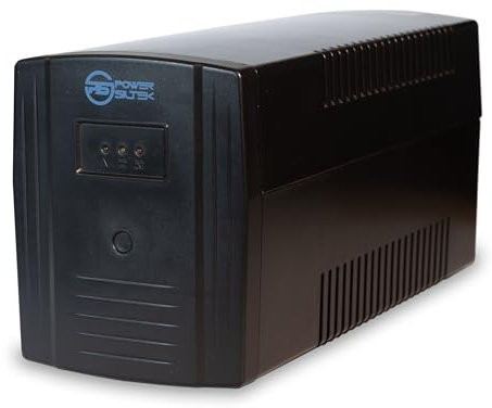 Power Siltek UPS EA2120 - Gruppo di Continuità, Potenza Reale 1200VA/720W, Computer Power 1800VA/1224W, per PC Desktop, Modem - Software Incluso